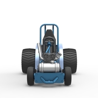 Mini Rod pulling tractor 9 Scale 1:25 - Thumbnail 7