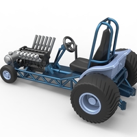 Mini Rod pulling tractor 9 Scale 1:25 - Thumbnail 11