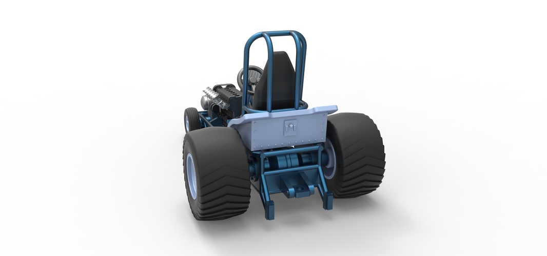 Mini Rod pulling tractor 9 Scale 1:25 3D Print 511028