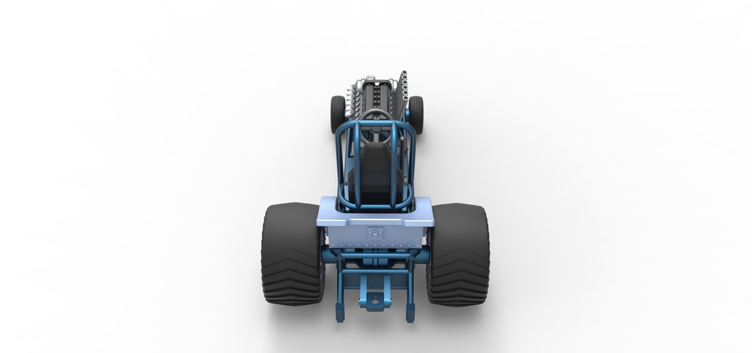 Mini Rod pulling tractor 9 Scale 1:25 3D Print 511029