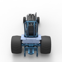 Mini Rod pulling tractor 9 Scale 1:25 - Thumbnail 13