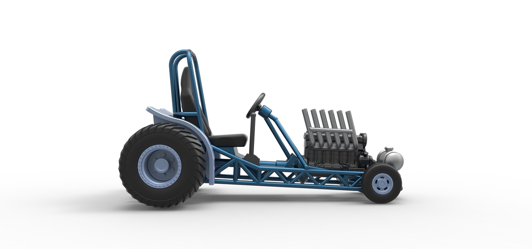 Mini Rod pulling tractor 9 Scale 1:25 3D Print 511032