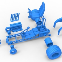 Mini Rod pulling tractor 9 Scale 1:25 - Thumbnail 19