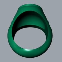 Marijuana Signet Ring R 202 - Thumbnail 8