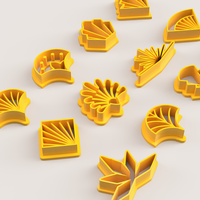 ART DECO INVERT POLYMER CLAY CUTTER - Thumbnail 2