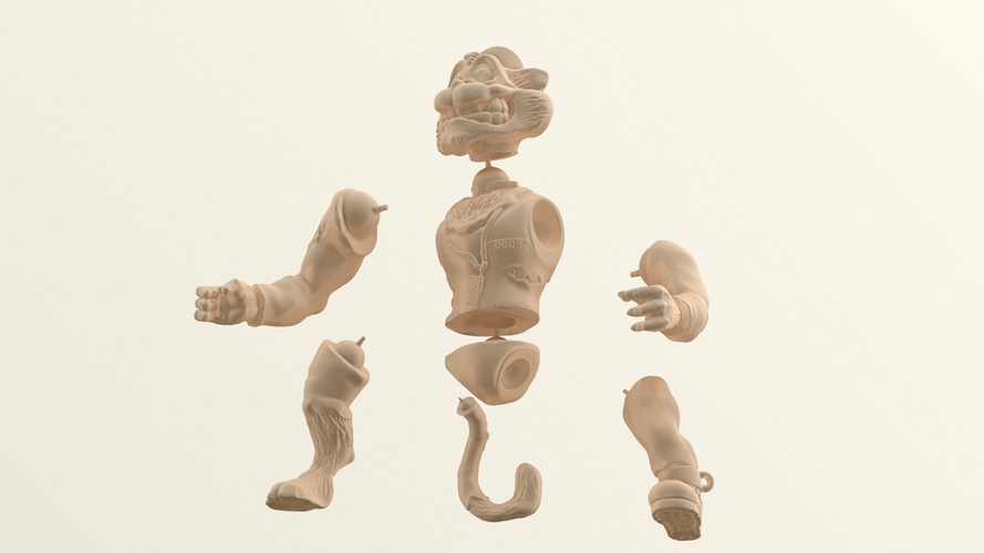 TMNT Scratch 3D Print 511152