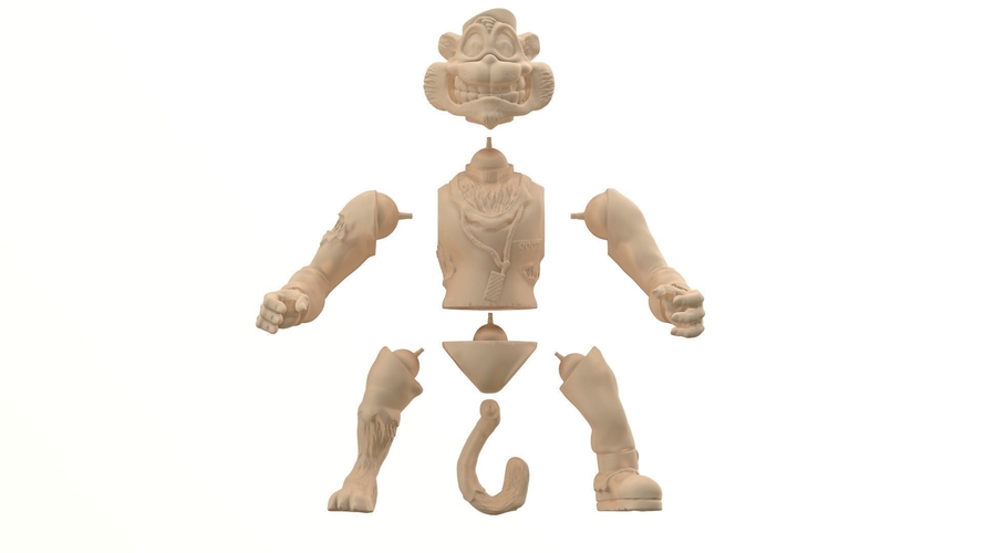 TMNT Scratch 3D Print 511155