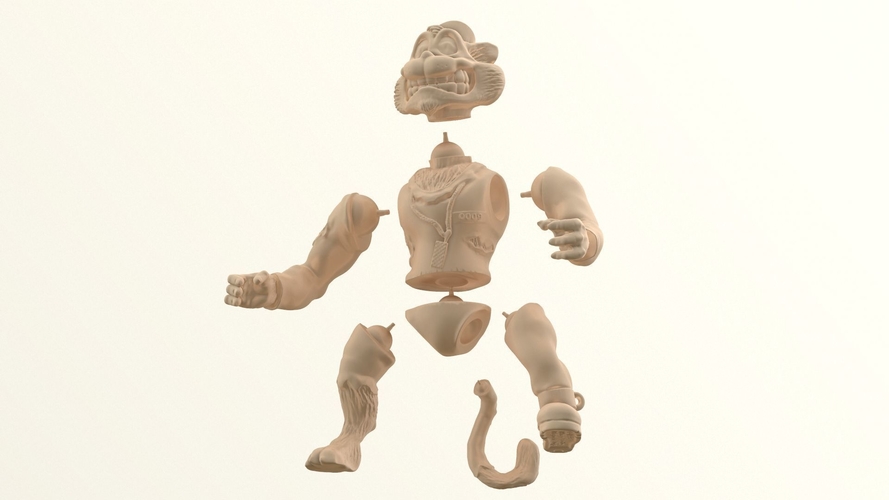 TMNT Scratch 3D Print 511156