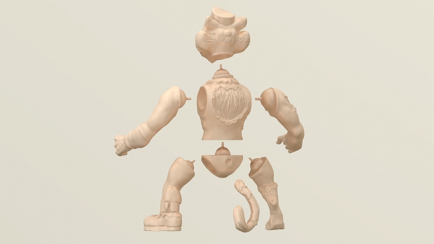 TMNT Scratch 3D Print 511157