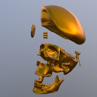 Peruvian Army Beret Skull  - Thumbnail 6