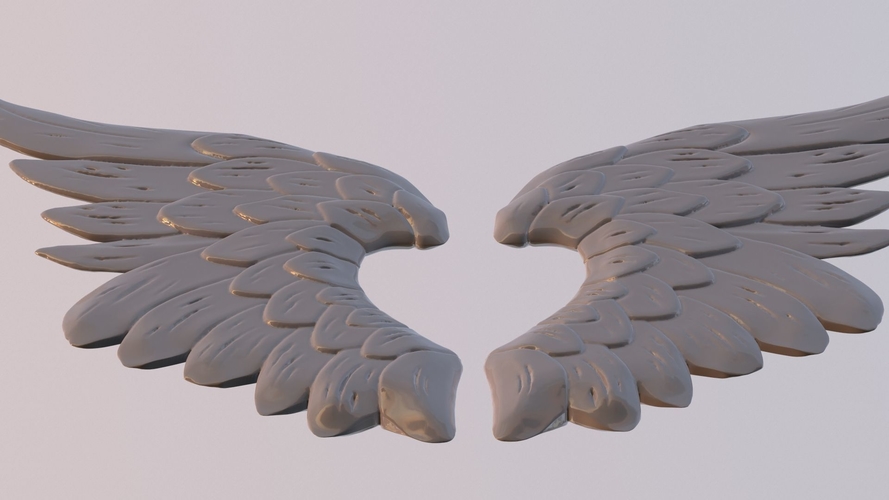 Heart Wings Jewel 3D Print 511185