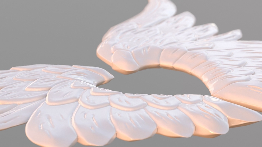 Heart Wings Jewel 3D Print 511186