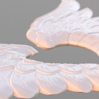 Small Heart Wings Jewel 3D Printing 511186