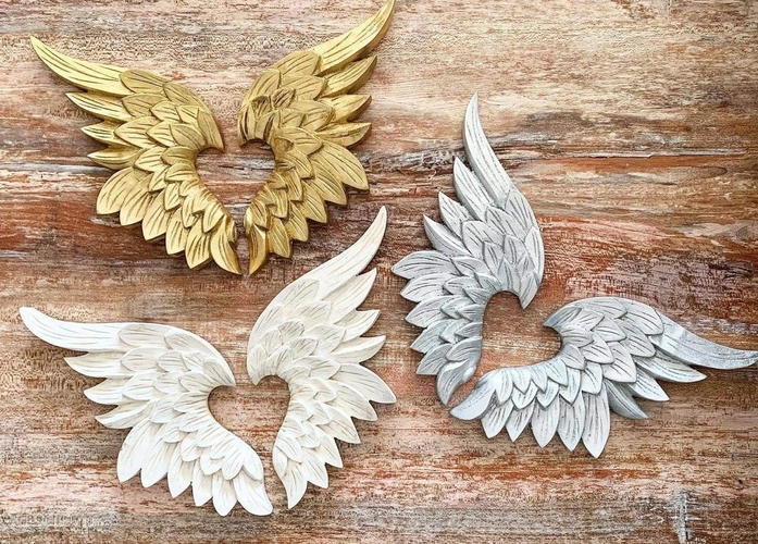 Heart Wings Jewel 3D Print 511188