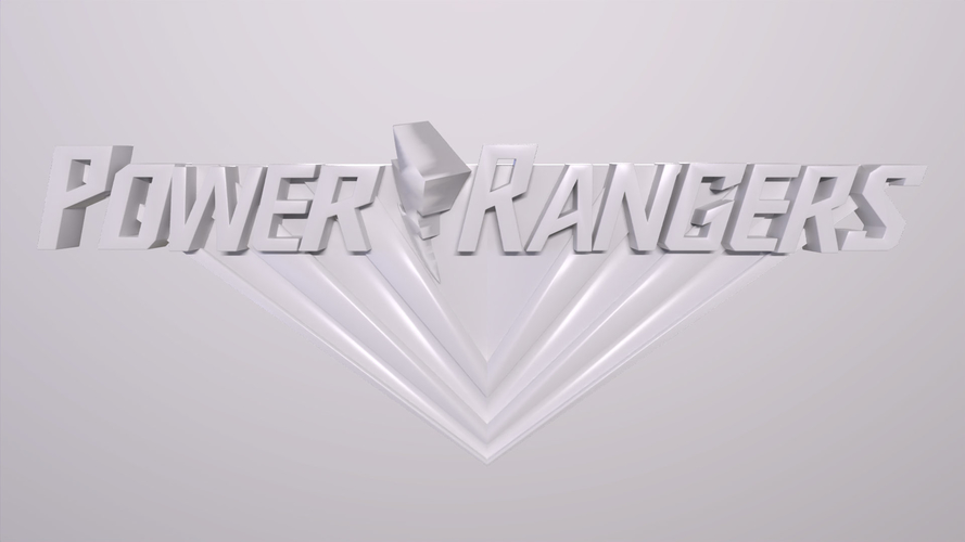 Power Rangers All Logos 3D Print 511242