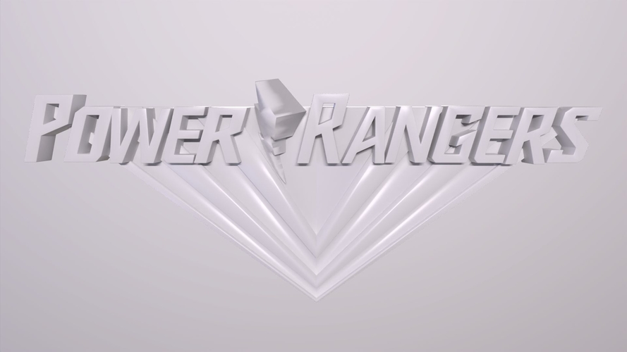 Power Rangers All Logos 3D Print 511251