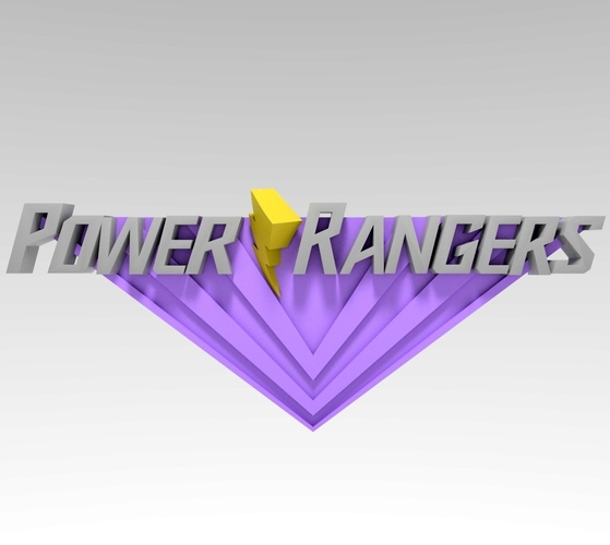 Power Rangers All Logos 3D Print 511256