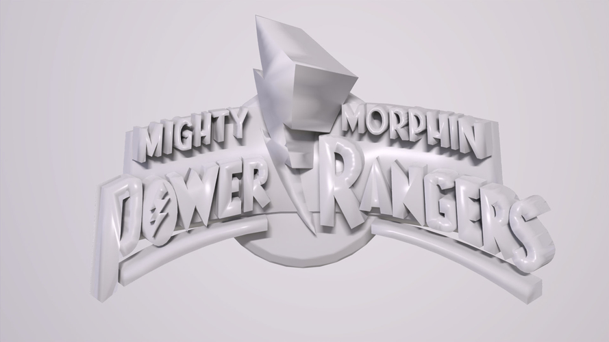 Power Rangers All Logos 3D Print 511260