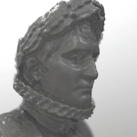 Napoleon bust Printable and PBR  - Thumbnail 2