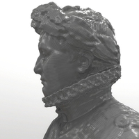 Napoleon bust Printable and PBR  - Thumbnail 4