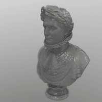 Small Napoleon bust Printable and PBR  3D Printing 511265