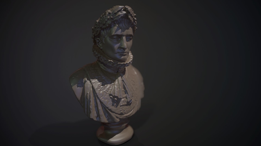 Napoleon bust Printable and PBR  3D Print 511270