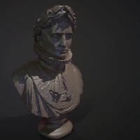 Napoleon bust Printable and PBR  - Thumbnail 10
