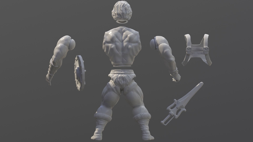 He- Man 1982 figure 3D Print 511345