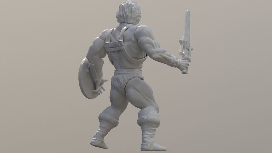 3d Printed He Man 1982 Figure By Generalista3d Pinshape 0208