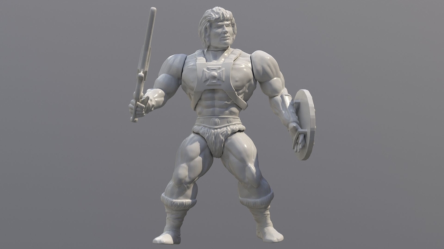 3d Printed He Man 1982 Figure By Generalista3d Pinshape 4297