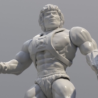 Small He- Man 1982 figure 3D Printing 511351