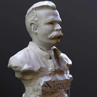 Friedrich Nietzsche Bust  - Thumbnail 1