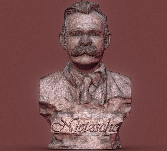 Friedrich Nietzsche Bust  3D Print 511423