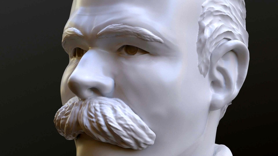 Friedrich Nietzsche Bust  3D Print 511424