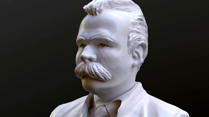 Friedrich Nietzsche Bust  3D Print 511428