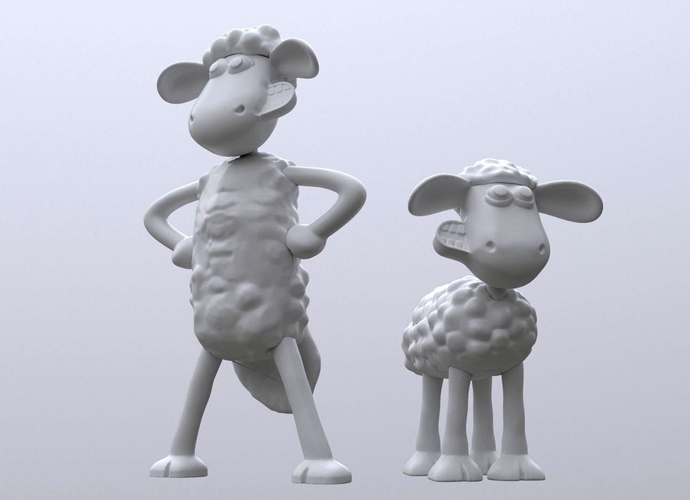 Shaun the Sheep  3D Print 511432