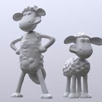 Small Shaun the Sheep  3D Printing 511432