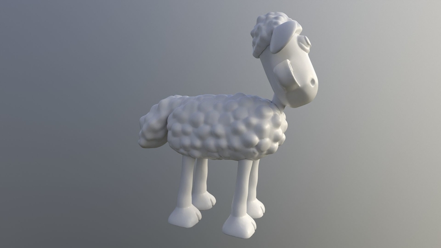 Shaun the Sheep  3D Print 511436