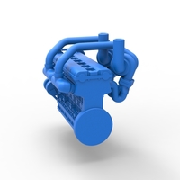 Twin Turbo straight-six engine Version 2 Scale 1:25 - Thumbnail 10