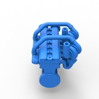 Twin Turbo straight-six engine Version 2 Scale 1:25 - Thumbnail 12