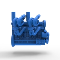 Twin Turbo straight-six engine Version 2 Scale 1:25 - Thumbnail 14