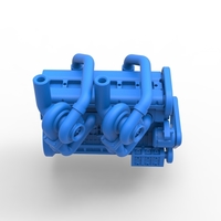 Twin Turbo straight-six engine Version 2 Scale 1:25 - Thumbnail 15