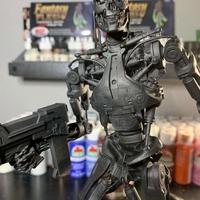 Terminator T-800 Endoskeleton Rekvizit 3D print model - Thumbnail 3