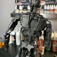 Terminator T-800 Endoskeleton Rekvizit 3D print model - Thumbnail 4