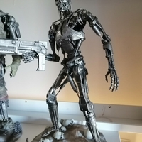 Terminator T-800 Endoskeleton Rekvizit 3D print model - Thumbnail 8