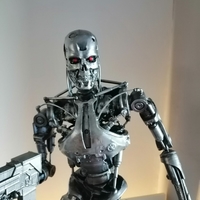 Terminator T-800 Endoskeleton Rekvizit 3D print model - Thumbnail 9