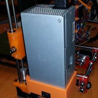 Power supply holder for Prusa I3 with 6mm aluminium frame - Thumbnail 4