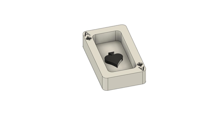 ACE OF SPADES ASHTRAY 3D Print 511546