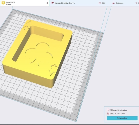 ACE OF CLUBS ASHTRAY 3D Print 511552