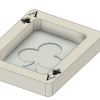 Small ACE OF CLUBS ASHTRAY 3D Printing 511553